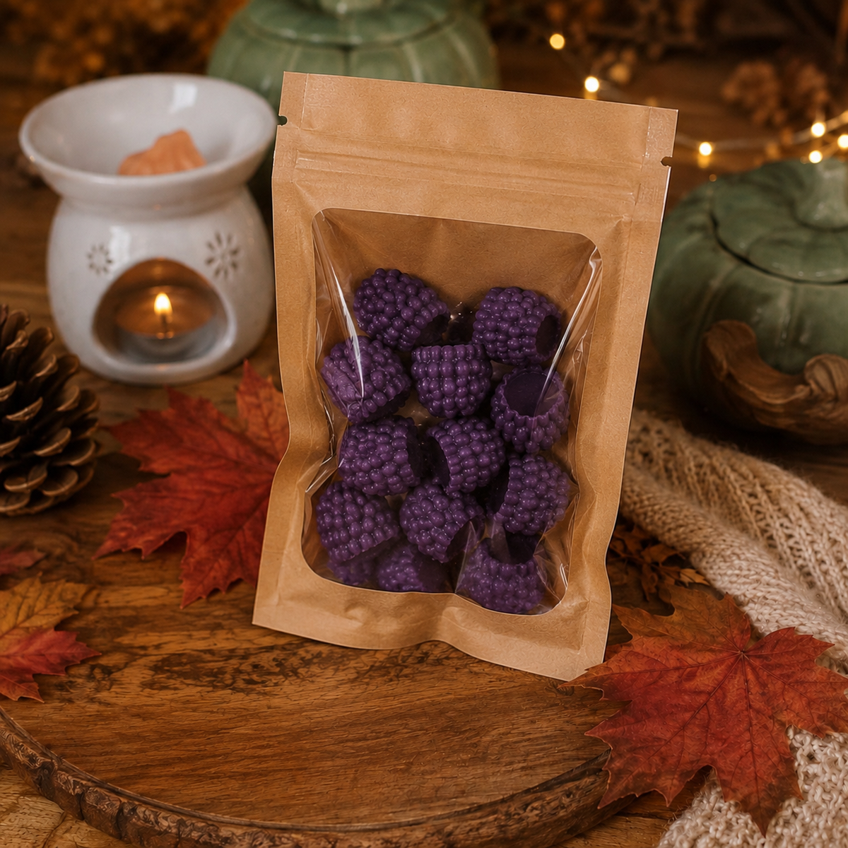Fondants parfumés – 100 g
Choisissez parmi nos 10 fragrances d’automne