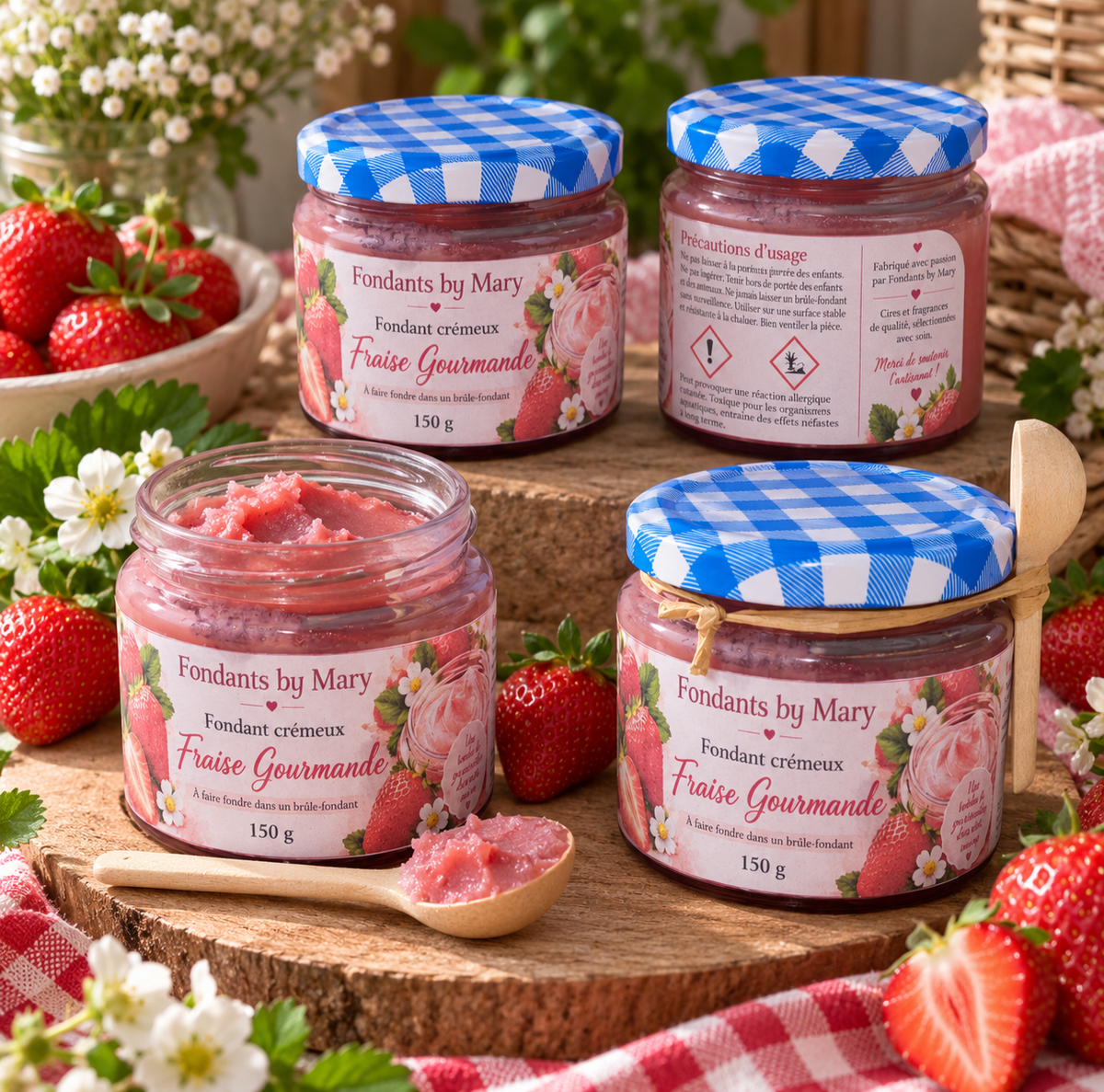 Fondant Crémeux Gourmand – Fraise Gourmande