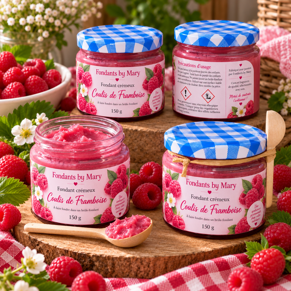 Fondant Crémeux Gourmand – Coulis de Framboise