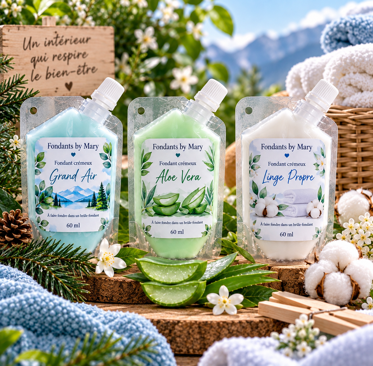 Fondant Crémeux en Gourde – Fragrances fraîches