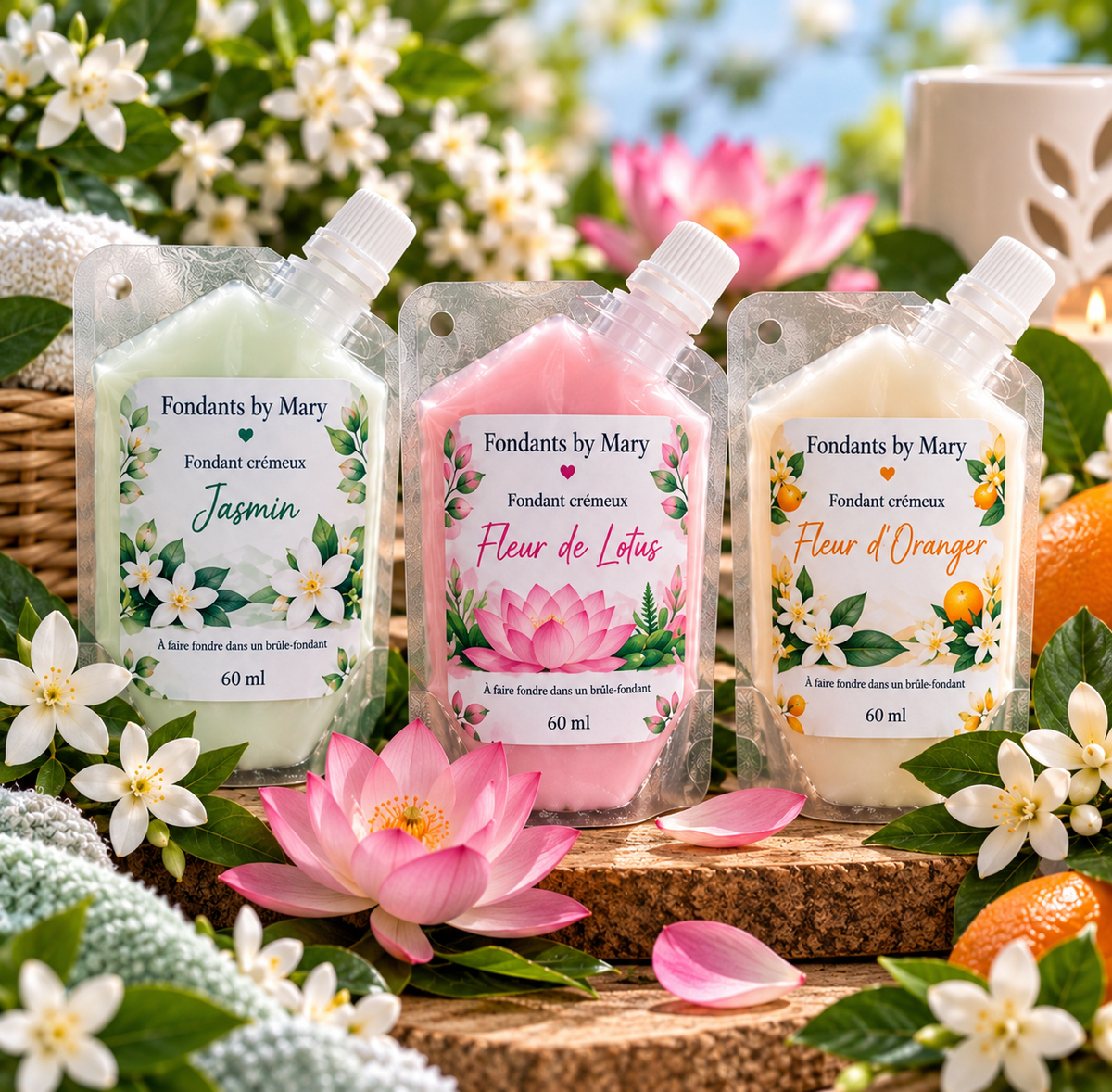 Fondant Crémeux en Gourde – Fragrances florales