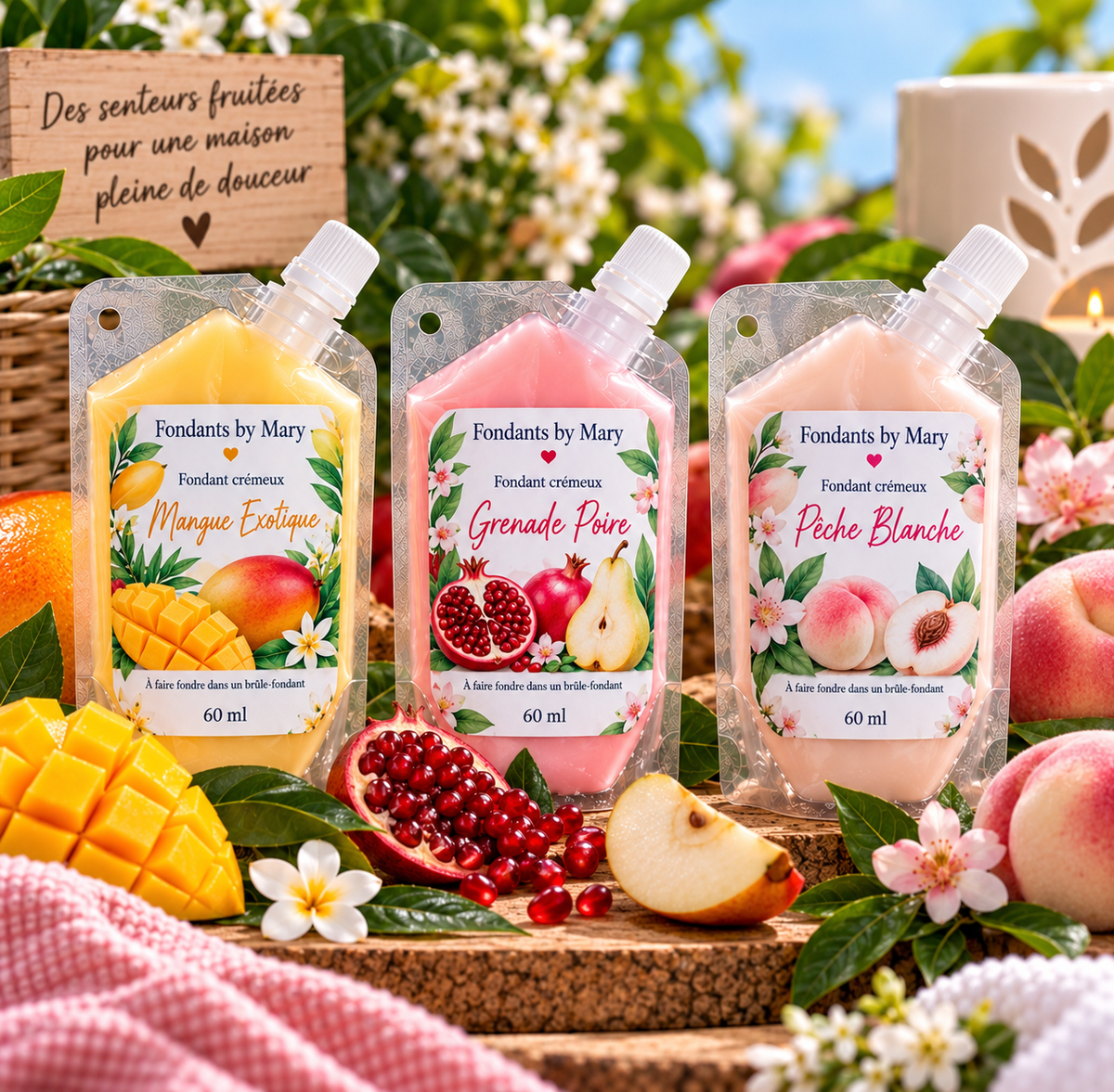 Fondant Crémeux en Gourde – Fragrances fruitées